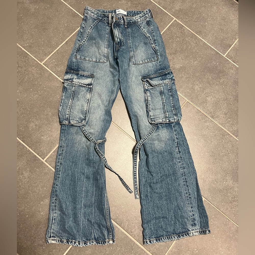 Zara cargo jeans
